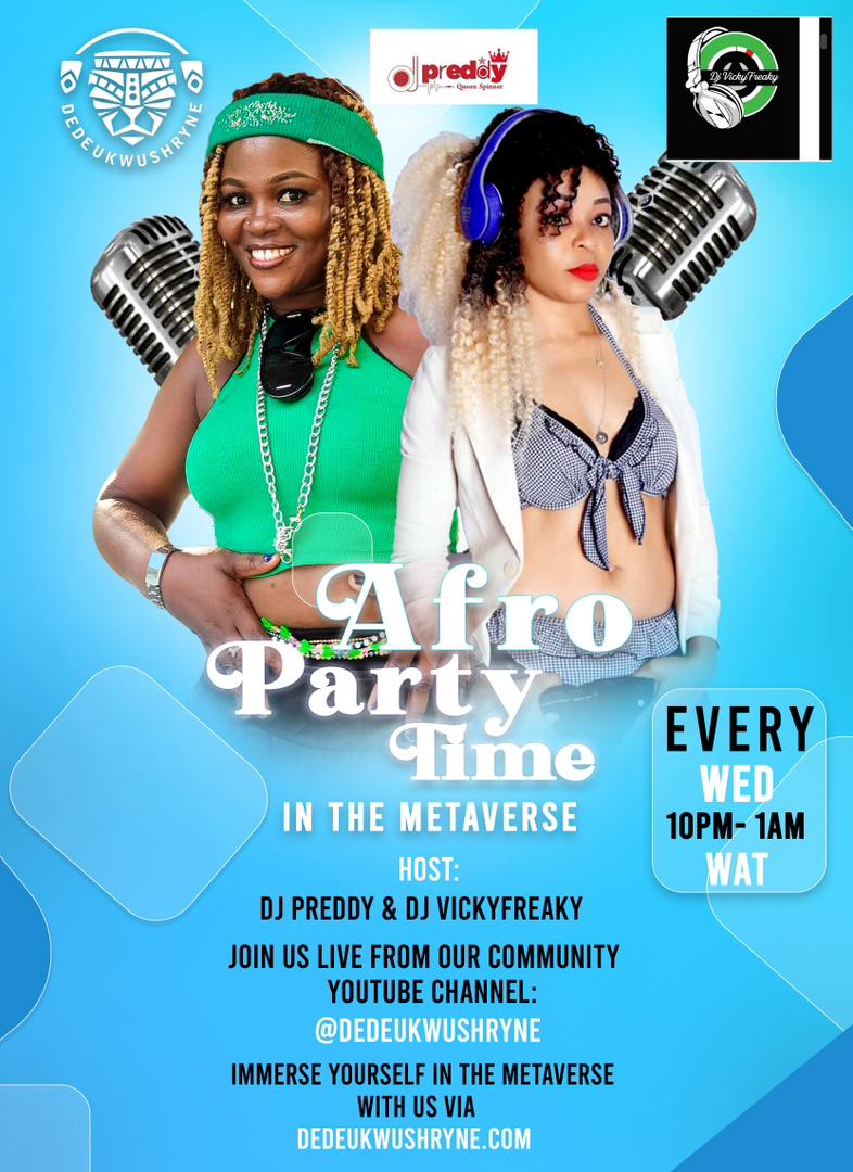 Afro Party Time in the Metaverse: Your Midweek Escape into a World of Afrobeat and Virtual Vibes